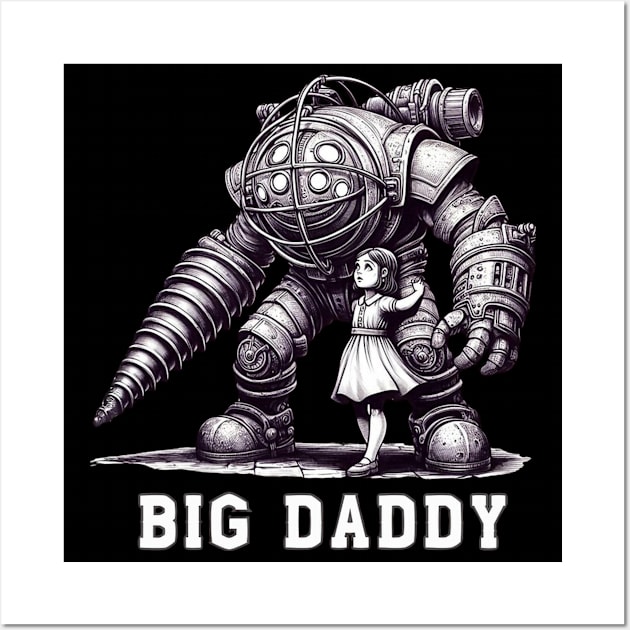 Big daddy art-For bioshock game lovers Wall Art by CachoPlayer
